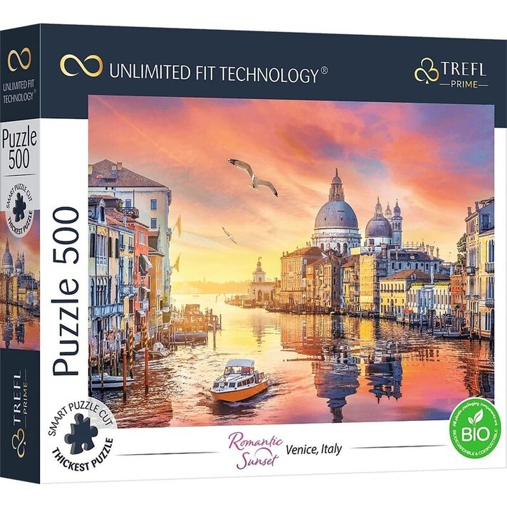 TREFL - Prime puzzle 500 UFT - Apus romantic: Veneția, Italia