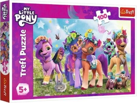 TREFL -  Puzzle 100 piese - Ponei distracție / Hasbro, My Little Pony