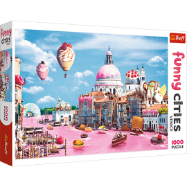 TREFL - Puzzle 1000 Crazy City - Dulciuri în Vene?ia