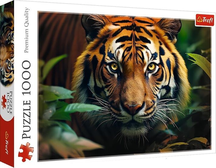 TREFL - Puzzle 1000 - Tigru sălbatic