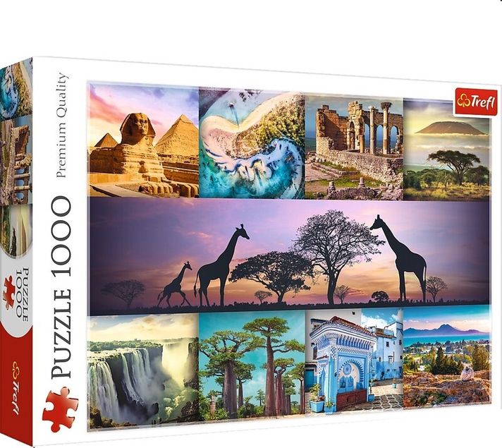 TREFL - Puzzle 1000 - Colaj - Africa
