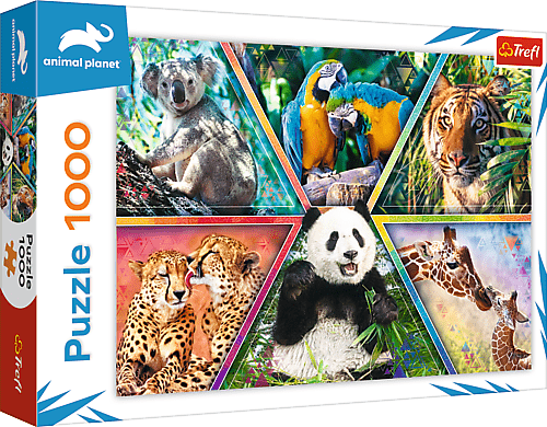 TREFL - Puzzle 1000 - Regatul animal