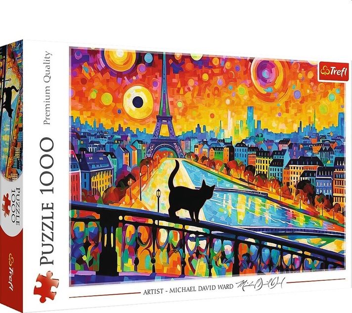 TREFL - Puzzle 1000 - Pisica din Paris