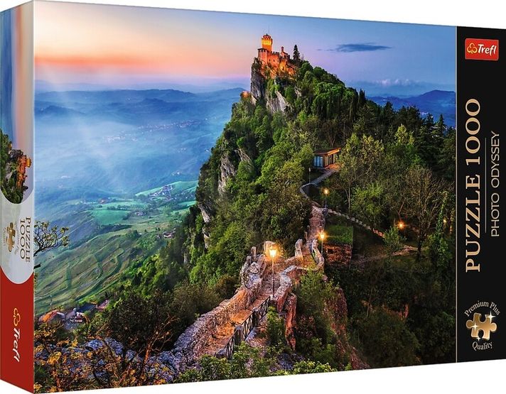 TREFL - Puzzle 1000 Premium Plus - Photo Odyssey: Cesta Tower, San Marino