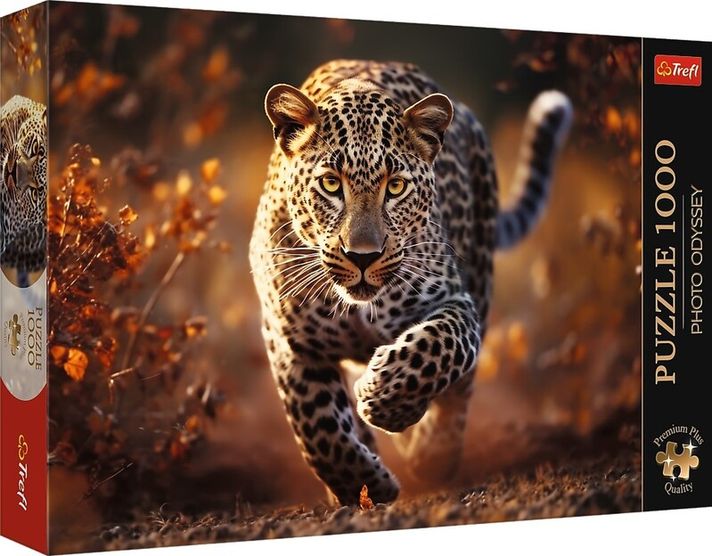TREFL - Puzzle 1000 Premium Plus - Photo Odyssey: Wild leopard