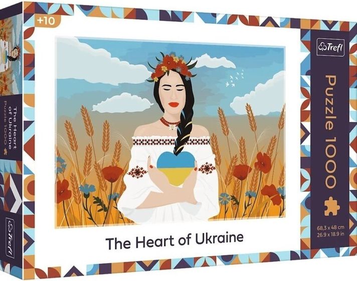 TREFL - Puzzle 1000 - Inima Ucrainei