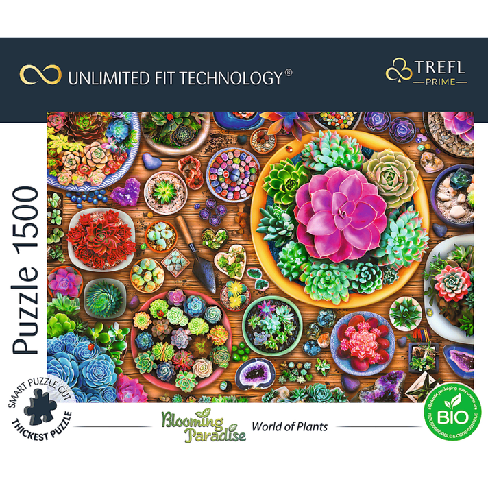 TREFL -  Puzzle 1500 UFT - Lumea plantelor