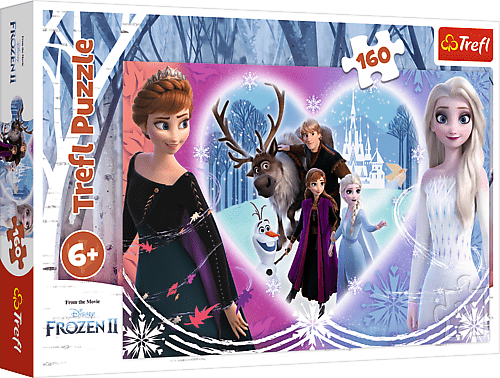 TREFL - Puzzle 160 - Momente fericite / Disney Frozen 2