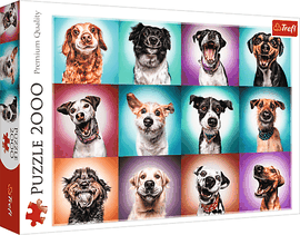 TREFL - Puzzle 2000 - Portrete amuzante de câini II