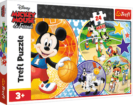 TREFL - Hit Puzzle 24 Maxi - E timpul pentru sport! / Disney