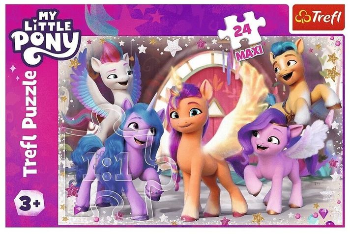 TREFL - Puzzle 24 Maxi - Happy Pones' Day / Hasbro, My Little Pony