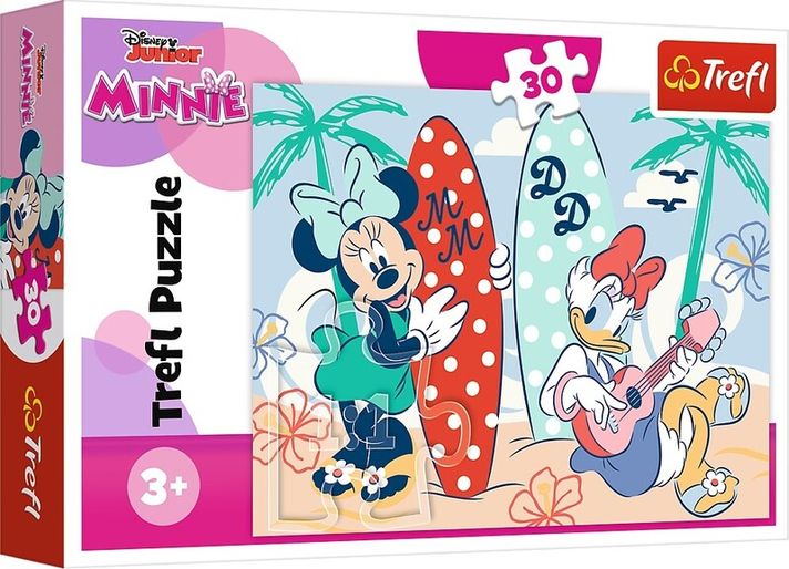 TREFL - Puzzle 30 - Minnie colorată / Disney Minnie