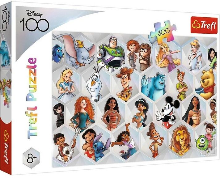 TREFL - Puzzle 300 - Magia Disney / Disney 100