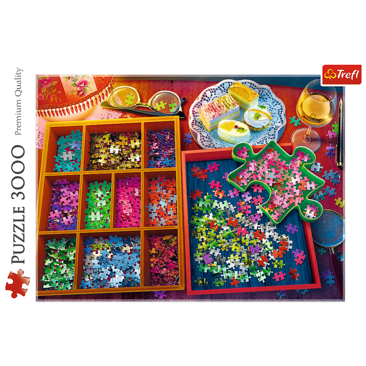 TREFL -  Puzzle 3000 - O seară cu puzzle-uri