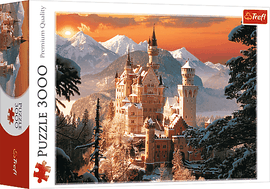 TREFL - Puzzle 3000 - Castelul de iarnă Neuschwanstein, Germania / Kirch