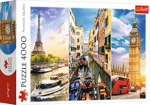 TREFL - Hit Puzzle 4000 O călătorie prin Europa