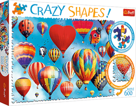 TREFL - Puzzle 600 Crazy Shapes - Baloane colorate