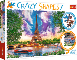 TREFL - Puzzle 600 Crazy Shapes - Paris