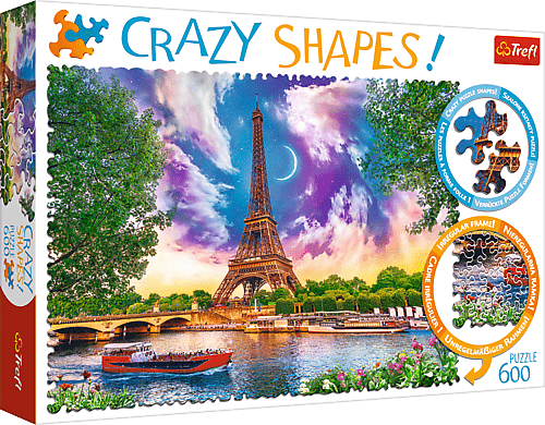 TREFL - Puzzle 600 Crazy Shapes - Paris