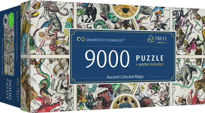 TREFL - Puzzle 9000 UFT - Hărți antice cerești