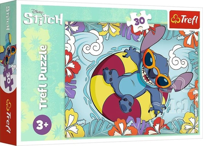 TREFL - Puzzle Lilo&Stitch: 30 de piese in vacanta