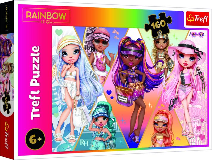 TREFL - Trefl Puzzle Rainbow High: Prieteni fericiți 160 de piese