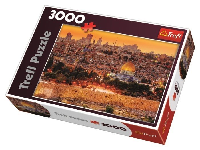 TREFL - Puzzle acoperi?urile din Ierusalim - Israel. 3000D