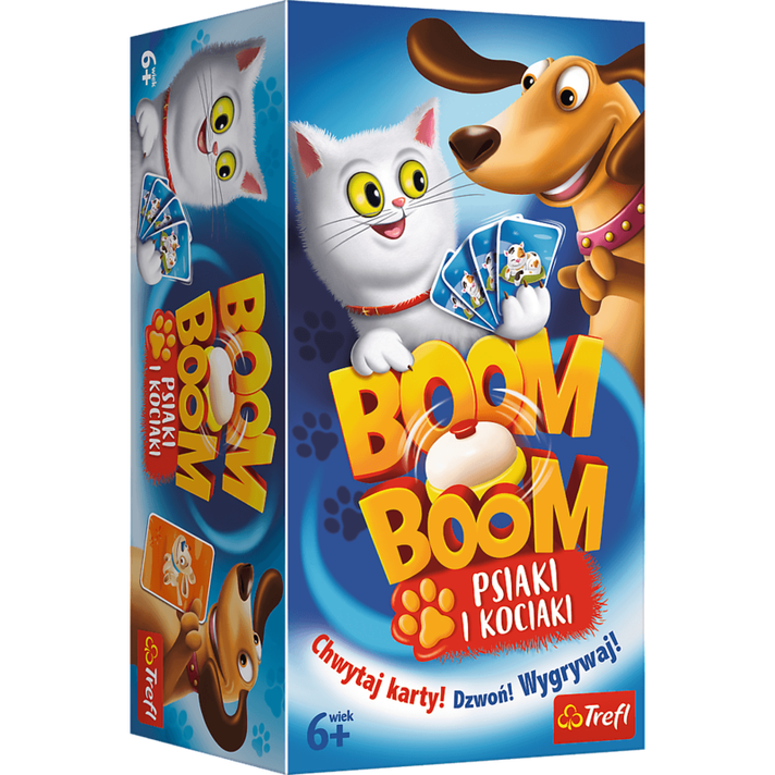 TREFL - Lovi jocul de masă Boom Boom Boins câini ?i pisici