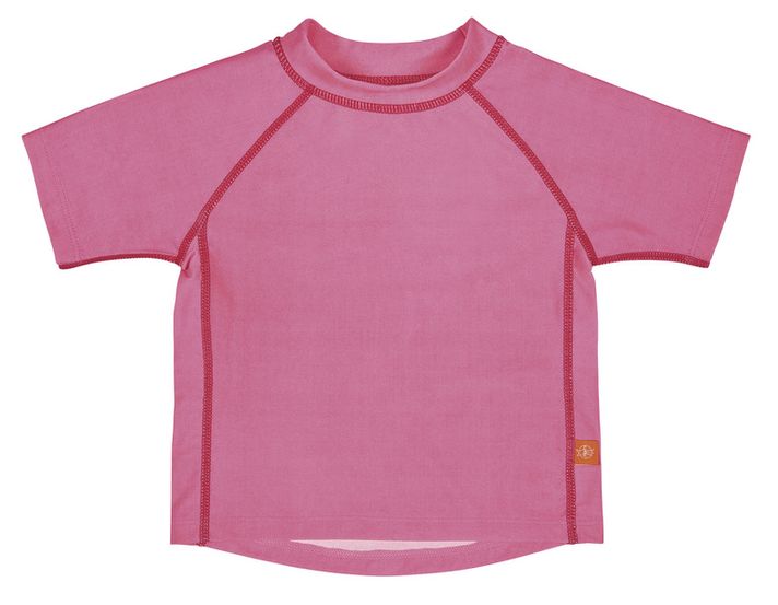 LÄSSIG - Rashguard tricou cu mânecă scurtă pentru fete - roz deschis XL