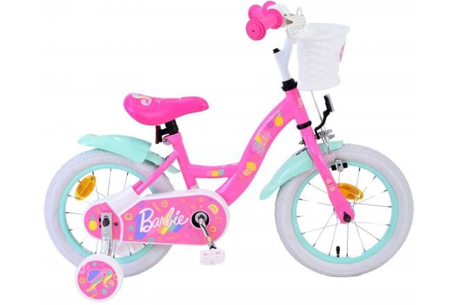 VOLARE - Bicicleta pentru copii Barbie - Fete - 14 inch - Roz