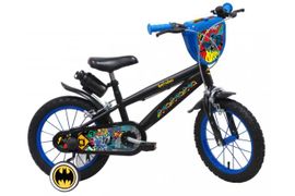 VOLARE - Bicicleta pentru copii Batman - băieți - 14 inci - negru
