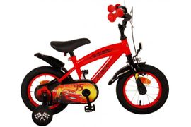 VOLARE - Bicicleta pentru copii Disney Cars - băieți - 12 inci - roșu