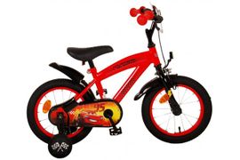 VOLARE - Bicicleta pentru copii Disney Cars - băieți - 14 inci – roșu
