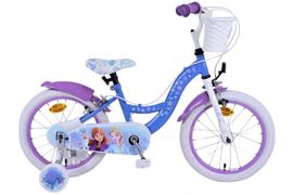 VOLARE - Bicicleta pentru copii Disney Frozen 2 - fete - 14 inci - albastru/violet