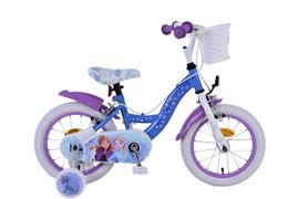 VOLARE - Bicicleta pentru copii Disney Frozen 2 - Fete - 14 inci - Albastru/violet