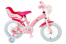 VOLARE - Bicicletă pentru copii Disney Princess - fete - 14 inci - roz