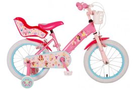 VOLARE - Bicicletă pentru copii Disney Princess - Fete - 16 inci - roz