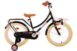 VOLARE - Bicicleta pentru copii Excellent - fete - 18 inci - negru - 95% asamblat