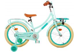 VOLARE - Bicicleta pentru copii Excellent - fete - 18 inci - verde - 95% asamblat