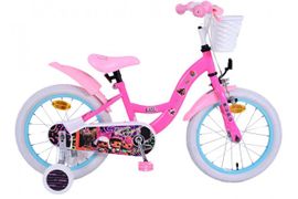 VOLARE - Bicicleta pentru copii LOL Surprise - Fete - 16 Inch - Roz