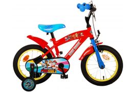 VOLARE - Bicicletă pentru copii Paw Patrol - Băieți - 14 inci - roșu / albastru