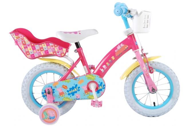 VOLARE - Biciclete copii pentru fete, Peppa Pig ,,12" - Roz