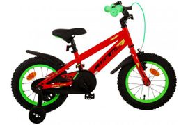 VOLARE - Bicicleta pentru copii Rocky - Băieți - 14 inci - Roșu