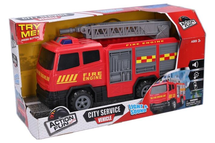 WIKY - Pompieri auto pe volant cu efecte de 30 cm