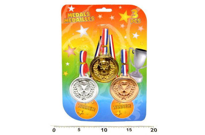 WIKY - Set de medalii, 3 buc