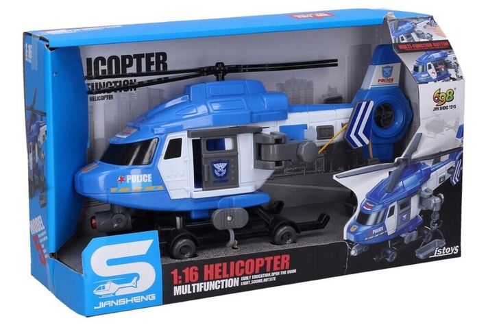 WIKY - Elicopter de poliție cu efecte 29cm