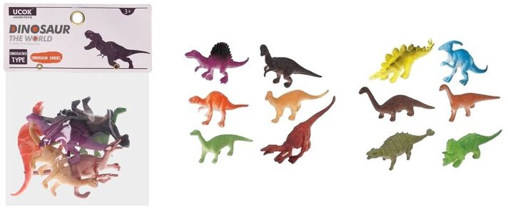 WIKY - Figurine animale dinozauri set 6 buc 10 cm