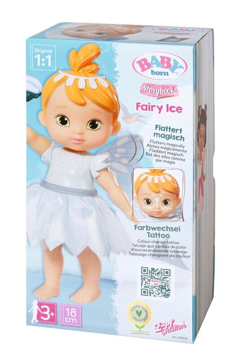 ZAPF - born Storybook Ice Fairy, 18 cm
