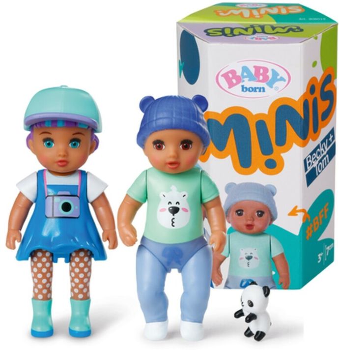 ZAPF CREATION -  BABY born Minis Set de 2 păpuși, versiunea 3