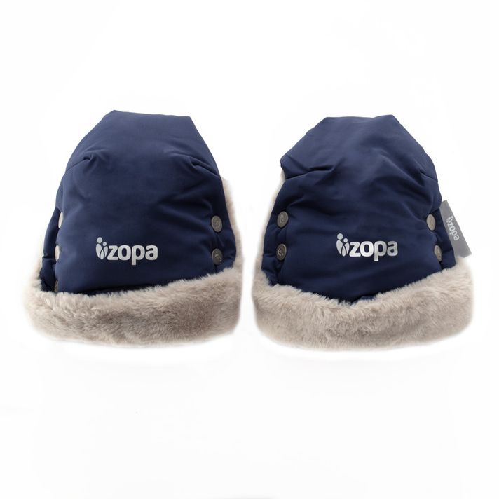 ZOPA - Mănusi de iarnă pufoase, Royal Blue